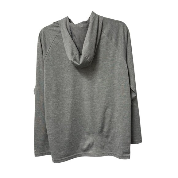 NIKE SWIM HOODIE LONG SLEEVE MENS M GRAY ATHLETIC LIGHTWEIGHT DRI FIT UPF 40+ - Picture 2 of 7